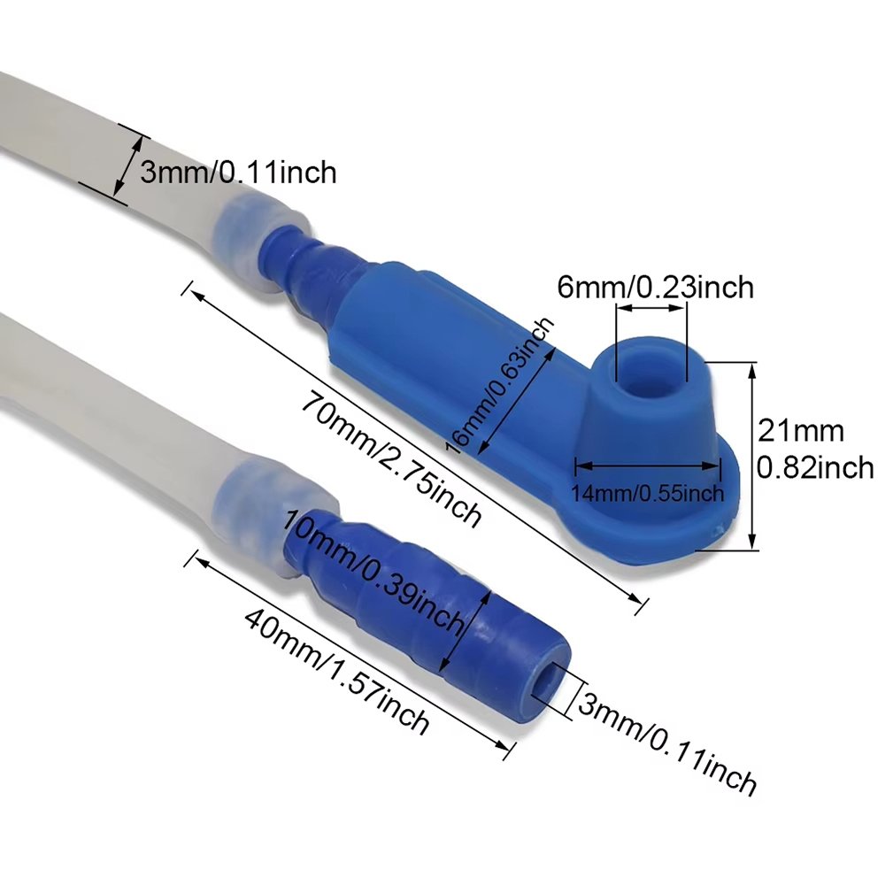 1.2/1.5/2/3m Silicone Hose Brake Fluid Replacement Machine Brake Fluid Replacement Tool Accessories Pump Oil Hose Suction