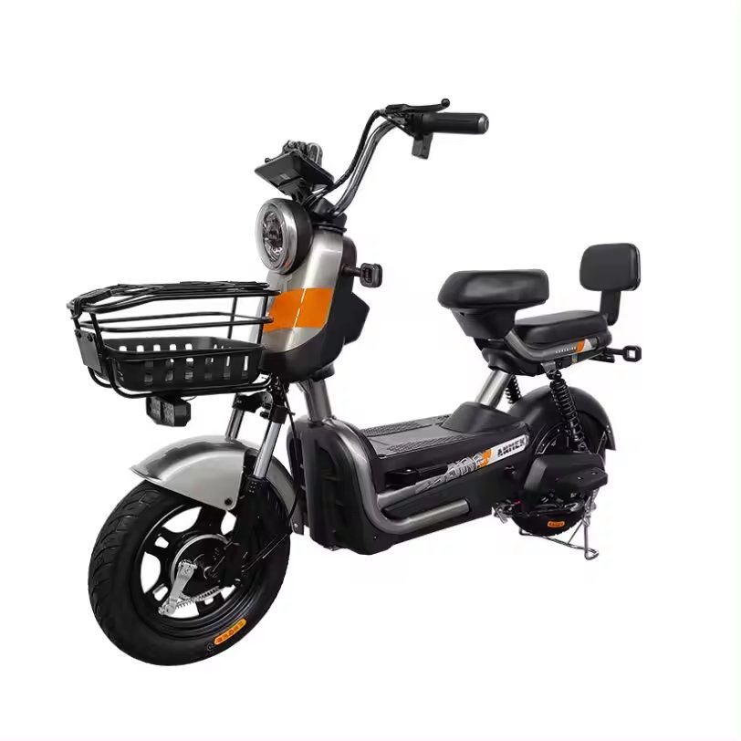 2024 Hot Sale China Electric Bike 3 Speed 48V Lead Acid Battery 350W 14 Inch City E-bike Electric Bicycle
