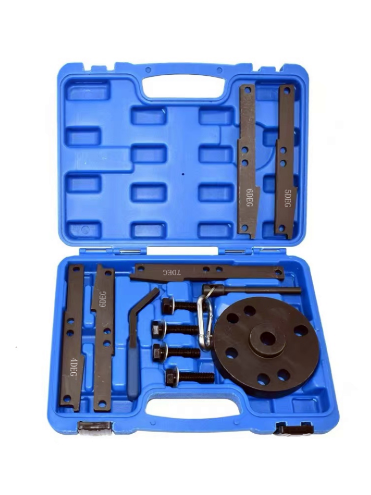 Cam Timing Tool Kit Engine Brake Adjustment Tool with 4/5/6/7 Degree Wedge for Cummins ISX QSX X15 Replace 3163020 3163069