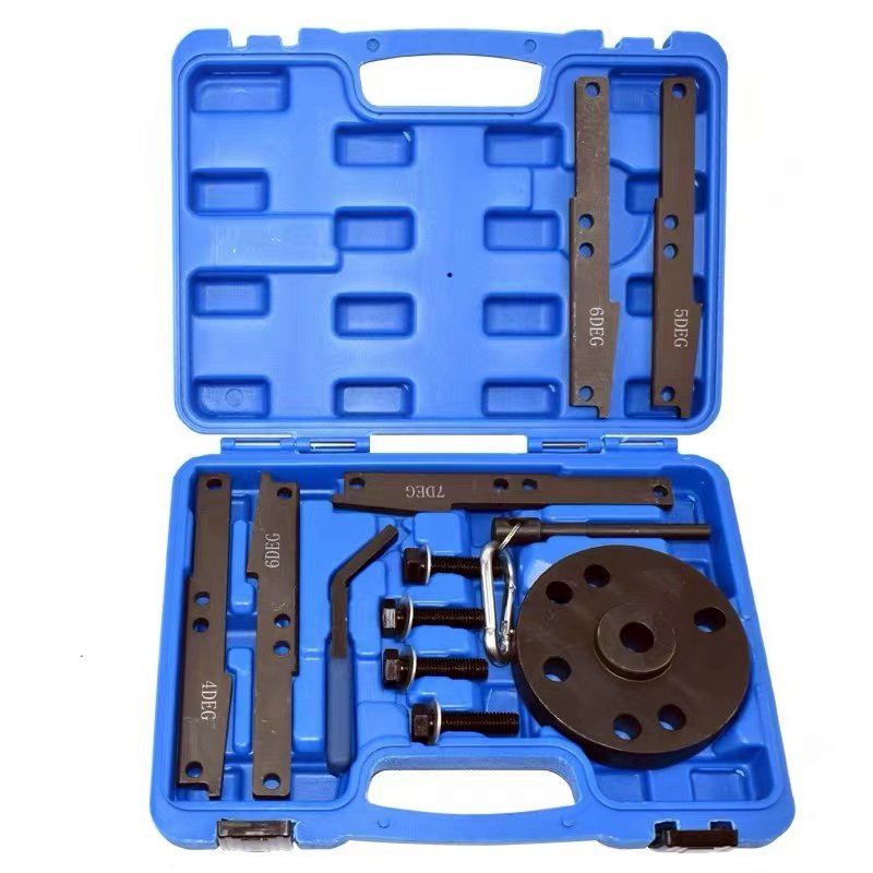 Cam Timing Tool Kit Engine Brake Adjustment Tool with 4/5/6/7 Degree Wedge for Cummins ISX QSX X15 Replace 3163020 3163069