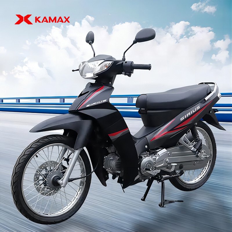 KAMAX Sirius Version 110cc Motorcycle Cub Bike CDI Ignition Drum Brake Moto Yamaha 200cc Displacement