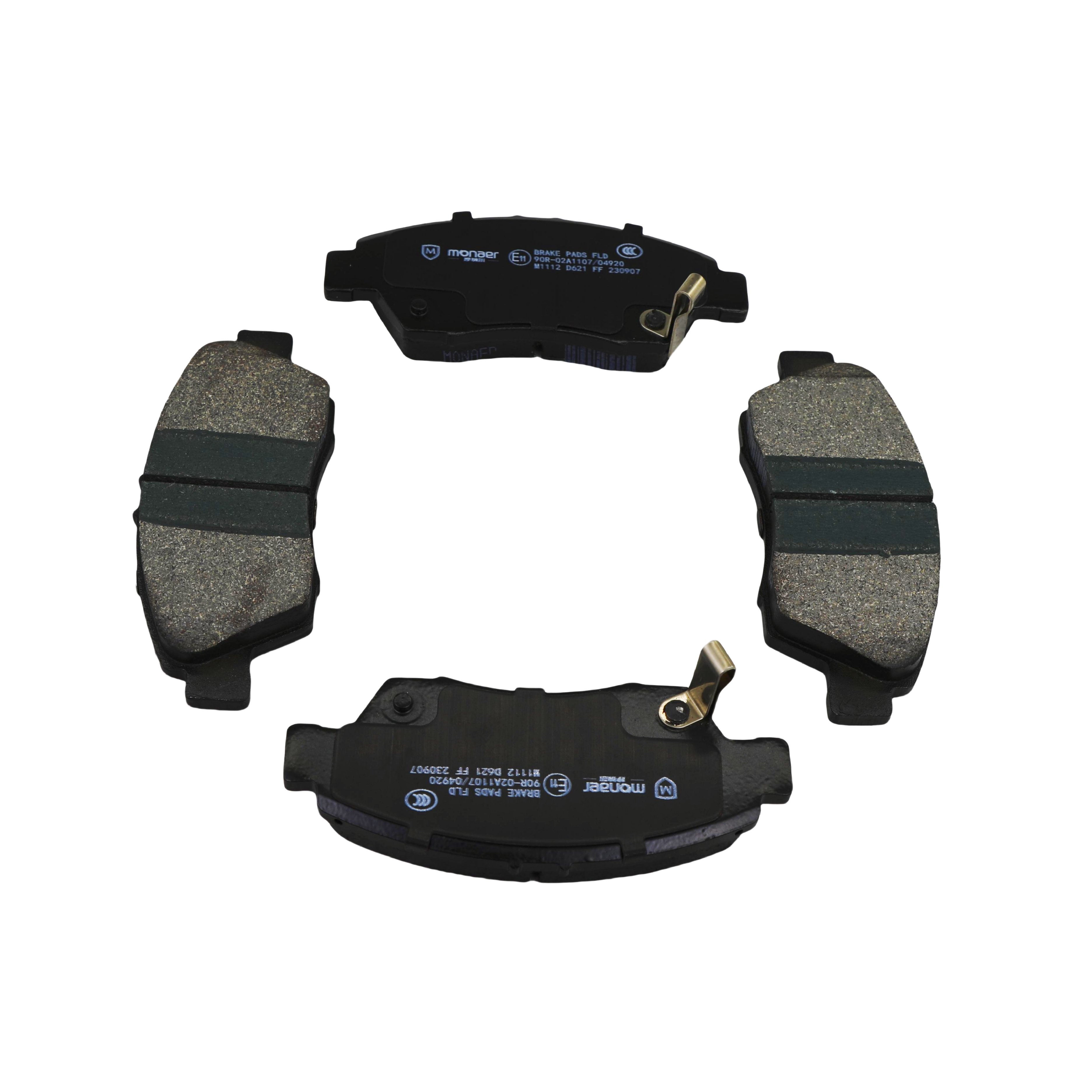 D621/ D948 Auto Spare Parts Monaer Front Axle Brake Ceramic Brake Pads for HONDA