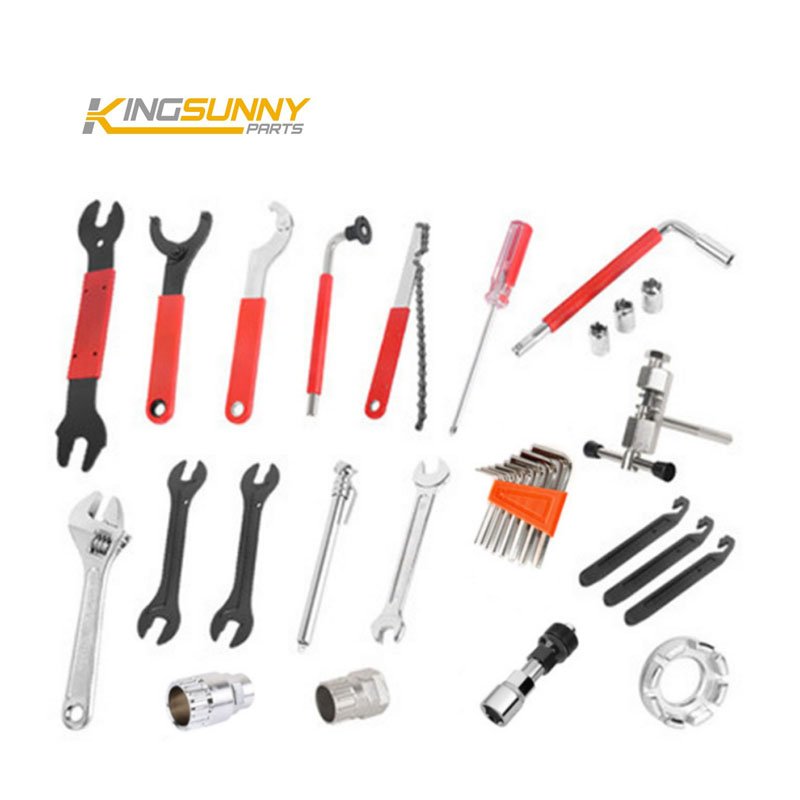 Bicycle Repair Tool Set Mountain Bike Repair Chain Cutter Repair Flywheel Middle Shaft Disassembly Accessories Tool Box
