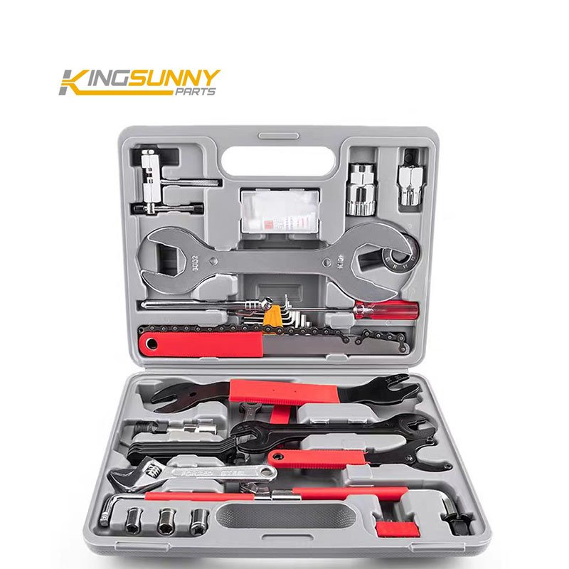 Bicycle Repair Tool Set Mountain Bike Repair Chain Cutter Repair Flywheel Middle Shaft Disassembly Accessories Tool Box