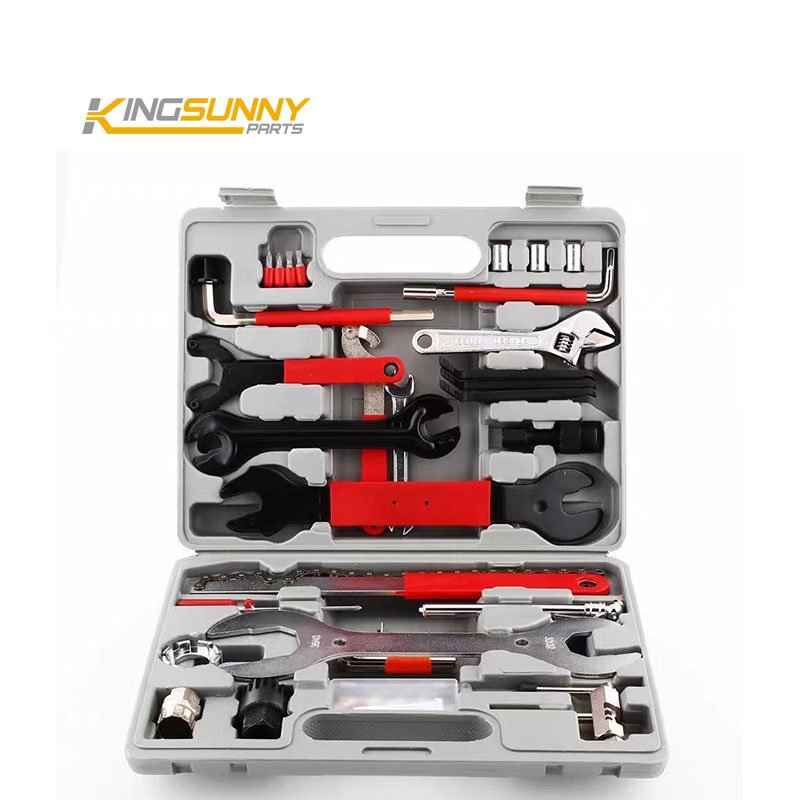Bicycle Repair Tool Set Mountain Bike Repair Chain Cutter Repair Flywheel Middle Shaft Disassembly Accessories Tool Box