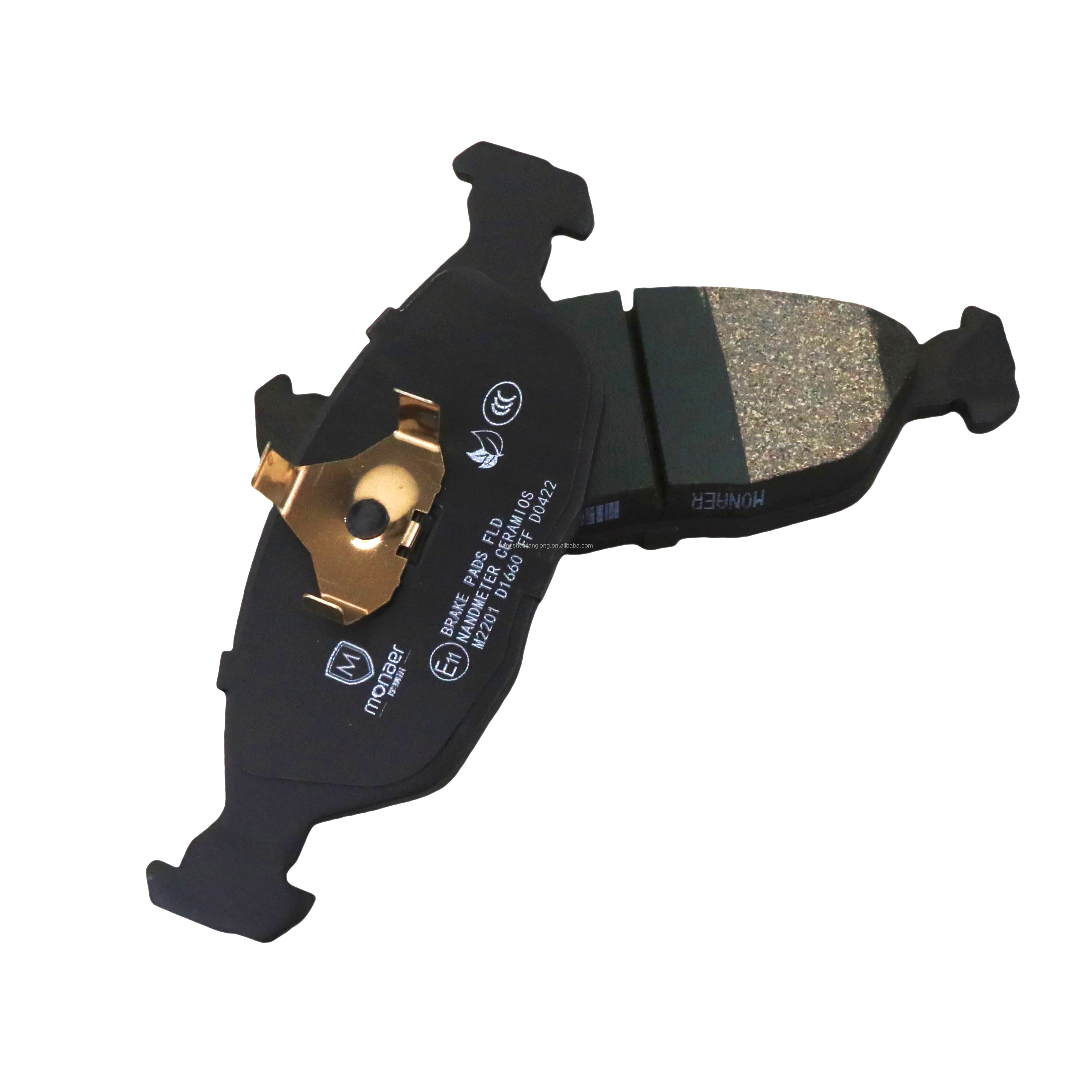 D1660 Monaer Ceramic Brake Pads for VAG High Quality No Noise, Low Dust Brake Pad
