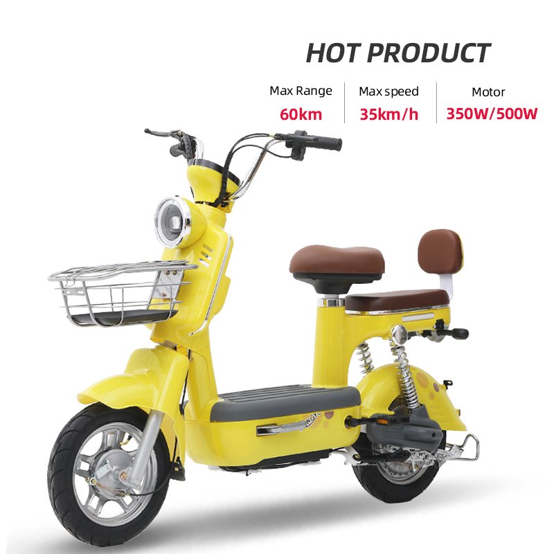 350w Luxury Chinese Electric Motorcycle 50km/h Max Speed High Quality Electric Moped with Pedals