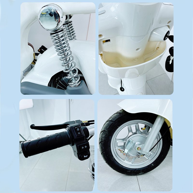 350w Luxury Chinese Electric Motorcycle 50km/h Max Speed High Quality Electric Moped with Pedals