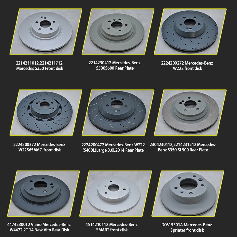 High Quality Front Brake Disc for Mercedes-Benz A1664210912 1664210912 166421130