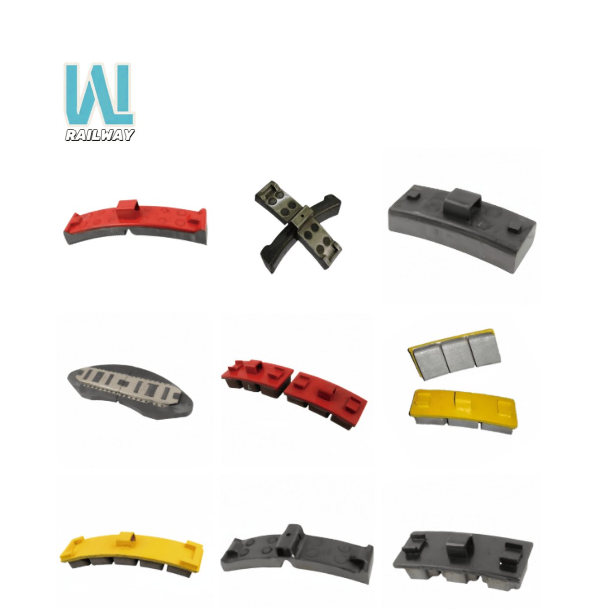 Professional Manufacturer's Composite Brake Shoe for Railway Locomotive Parts-Steel Material