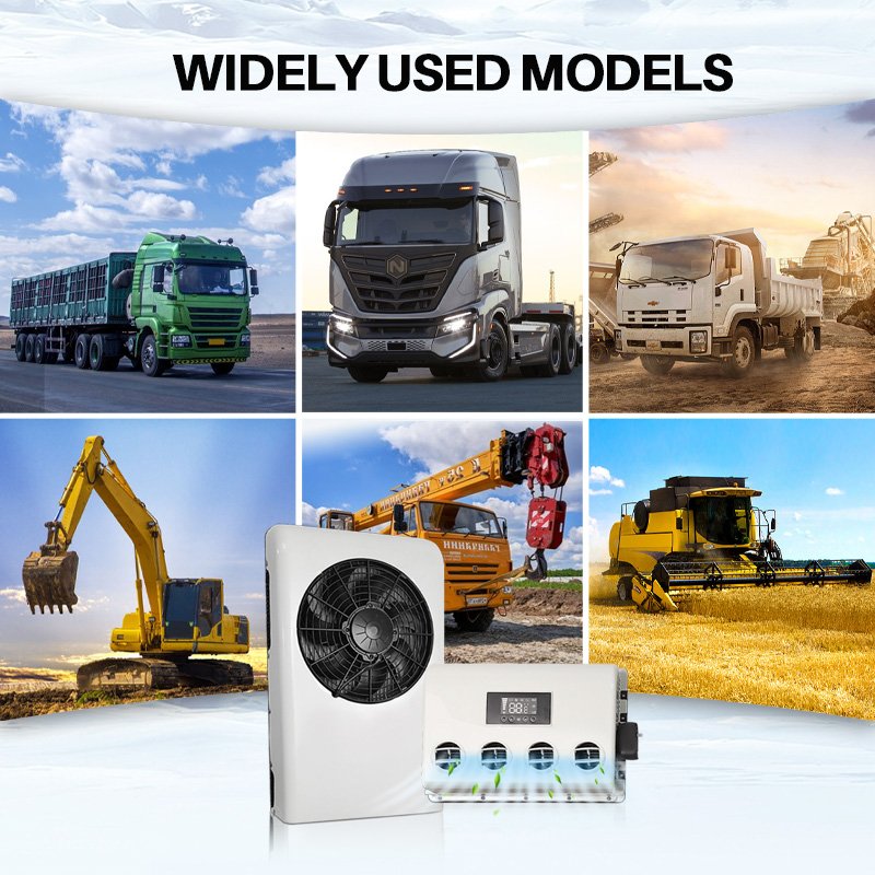 Semi Truck Batteries Apu Ac Unit air Conditioner Tractor air Conditioning for Truck 12v Parking air Conditioners for Trucks
