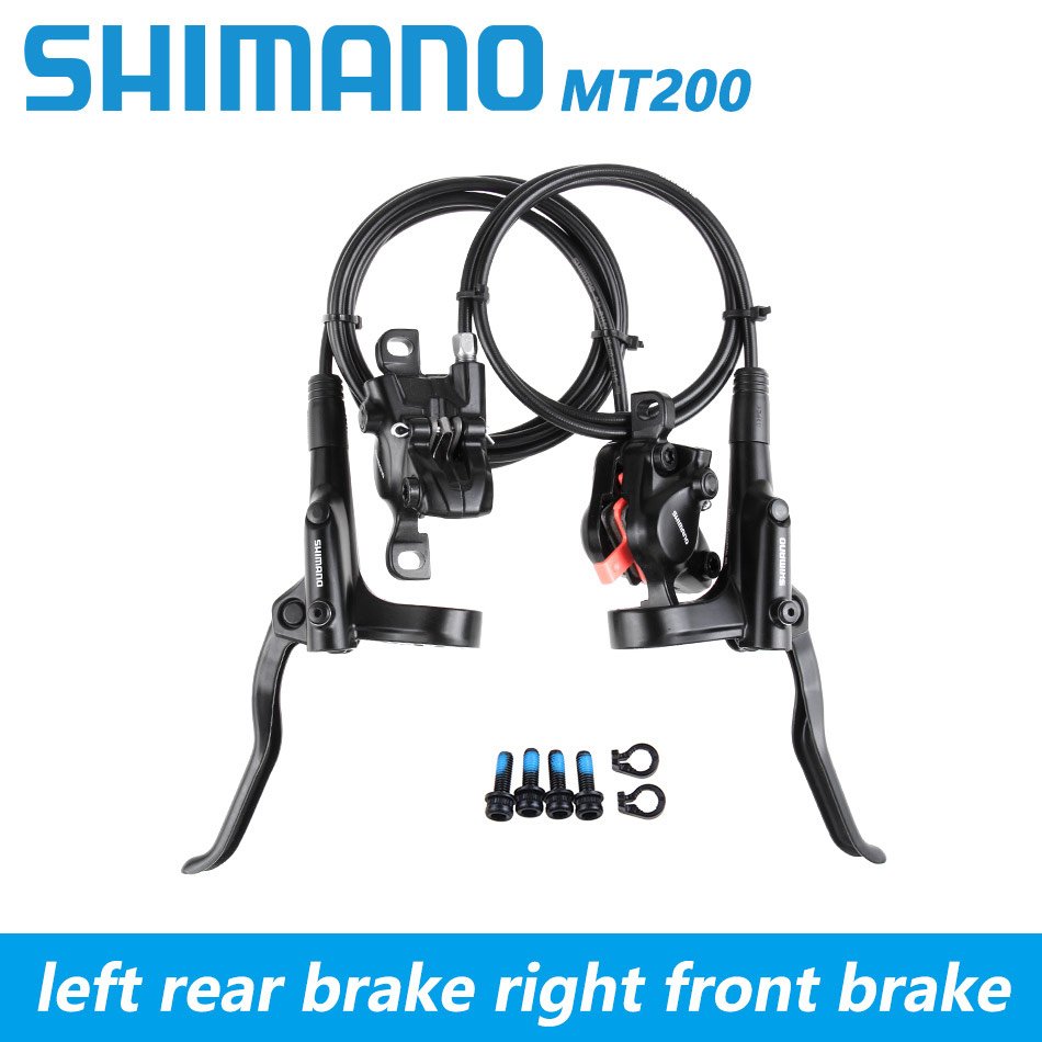 Shimano BR BL MT200 Bicycle MTB Bike Brake Hydraulic Disc Brake 750/800/1350/1450/1500mm Brake Customizable Length Bike Part