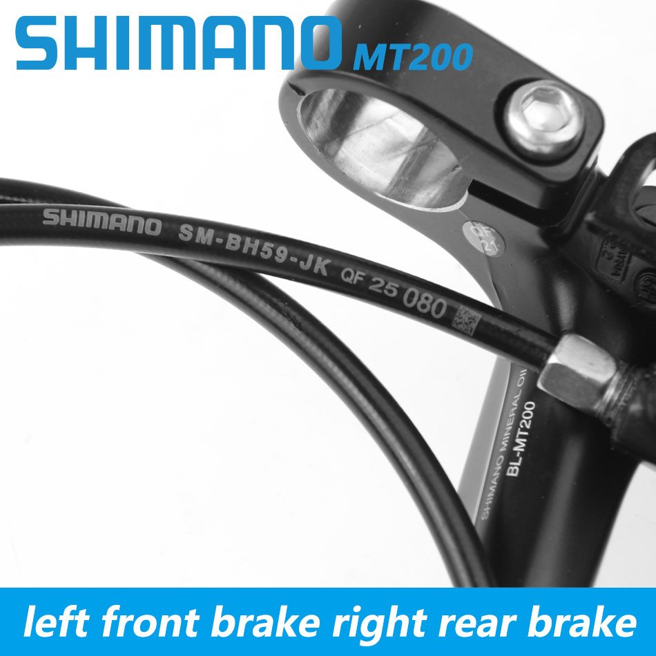 Shimano BR BL MT200 Bicycle MTB Bike Brake Hydraulic Disc Brake 750/800/1350/1450/1500mm Brake Customizable Length Bike Part