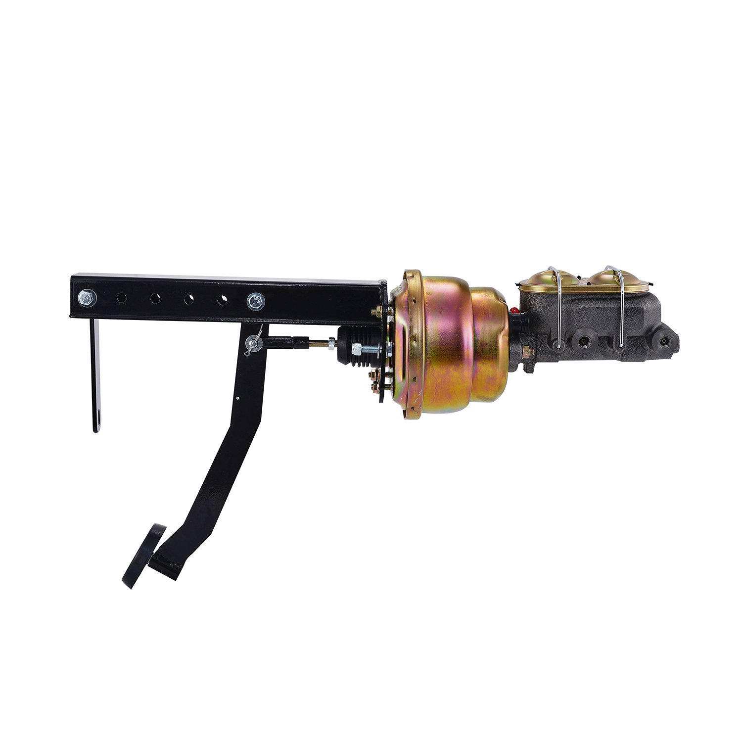 Under-Dash Brake Pedal Assembly with 8" Dual Booster 1" master cylinder brake pedal BCK-013
