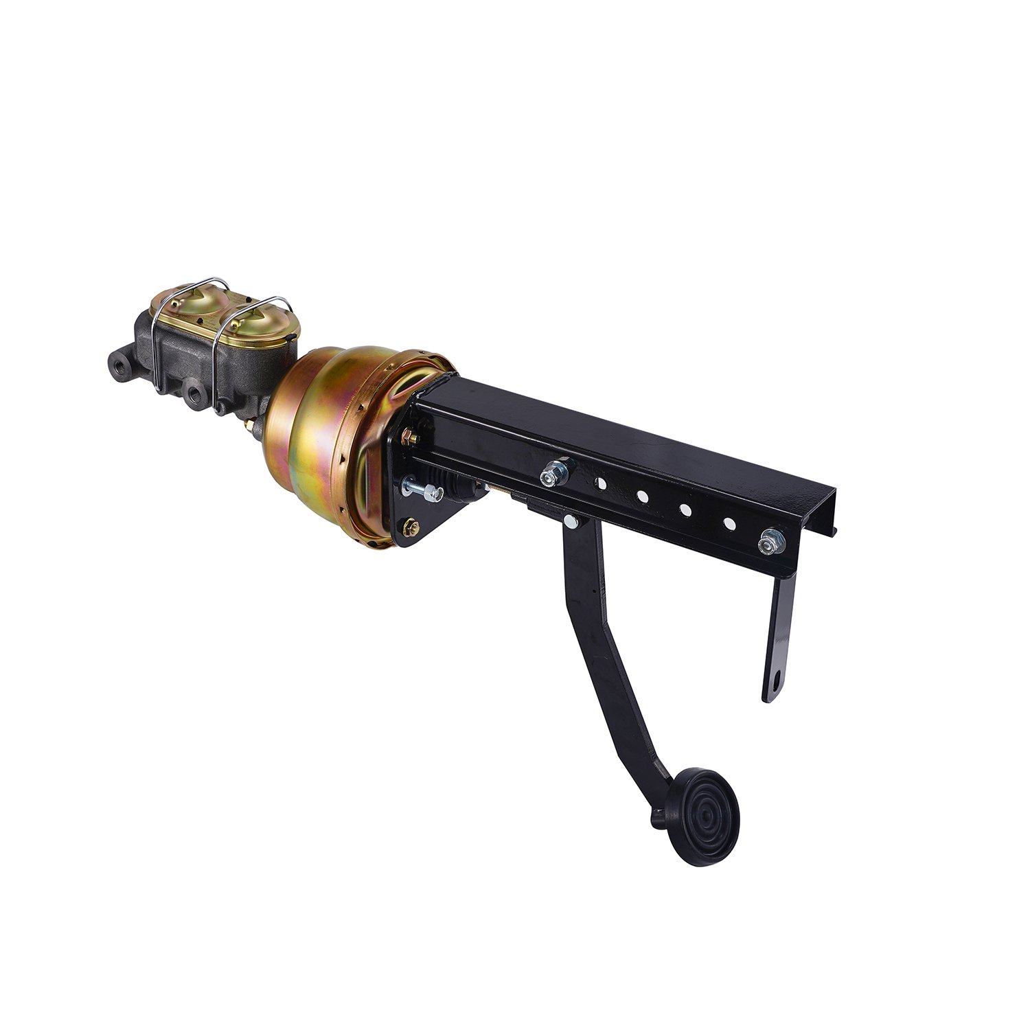 Under-Dash Brake Pedal Assembly with 8" Dual Booster 1" master cylinder brake pedal BCK-013