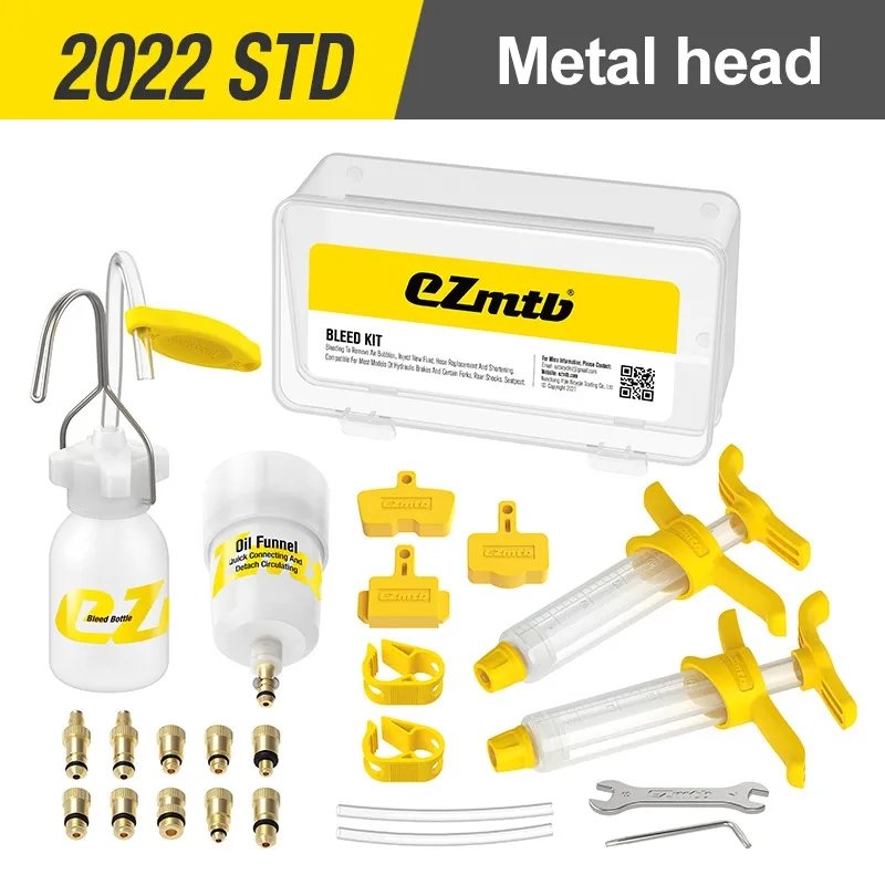 Bicycle Hydraulic Disc Brake Oil Bleed Kit Tools for SHIMANO, Avid, MAGURA Series MTB Road Bike Brake Repair Tool Ezmtb