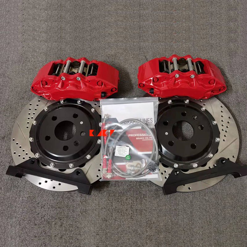 KLAKLE High-Performance Drilled Pattern Brake 9040 Caliper Kit Tuning Brake Systems for BMW E92 325i 2007