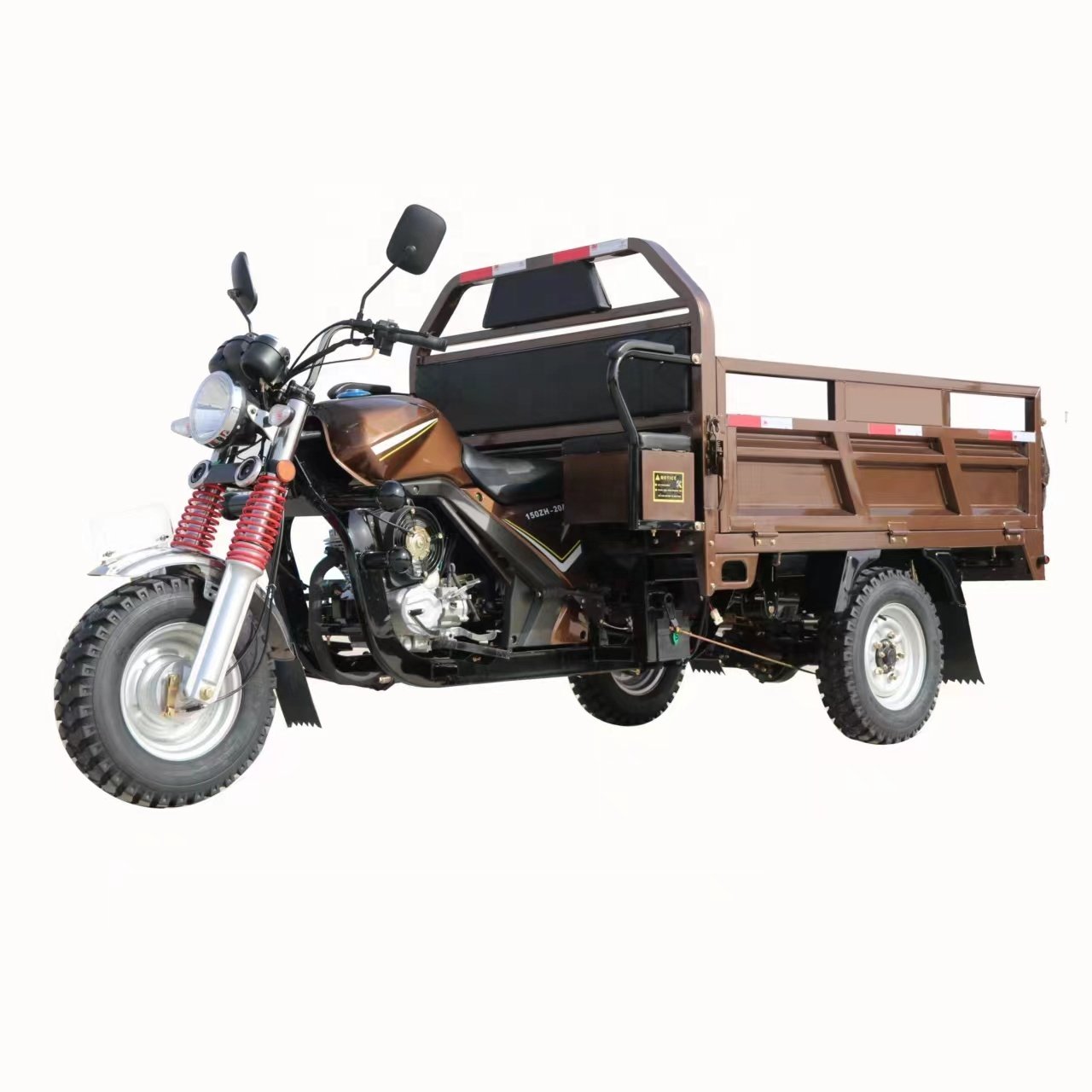 150cc Cheap Price 3 Wheel Gasoline Motorcycle for Cargo Family Used Agriculture Adults 12V Cargo Transportation Motorized Open