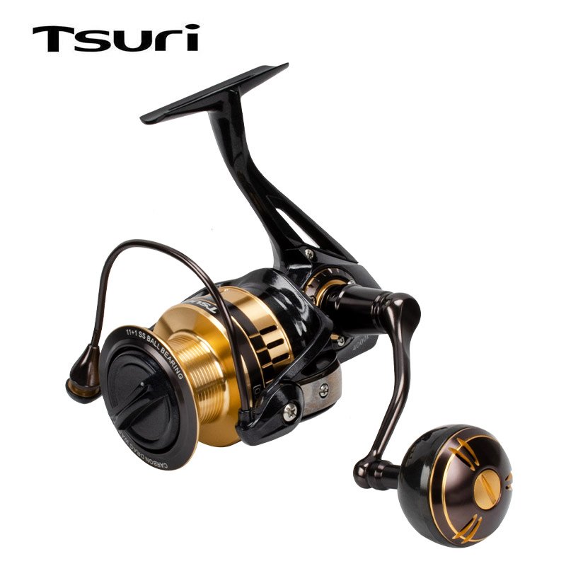 SPITZE Spinning Fishing Reel Saltwater Ultralight Spinning Reel 5.2:1 Carp Large Diameter Line Roller Casting Reel
