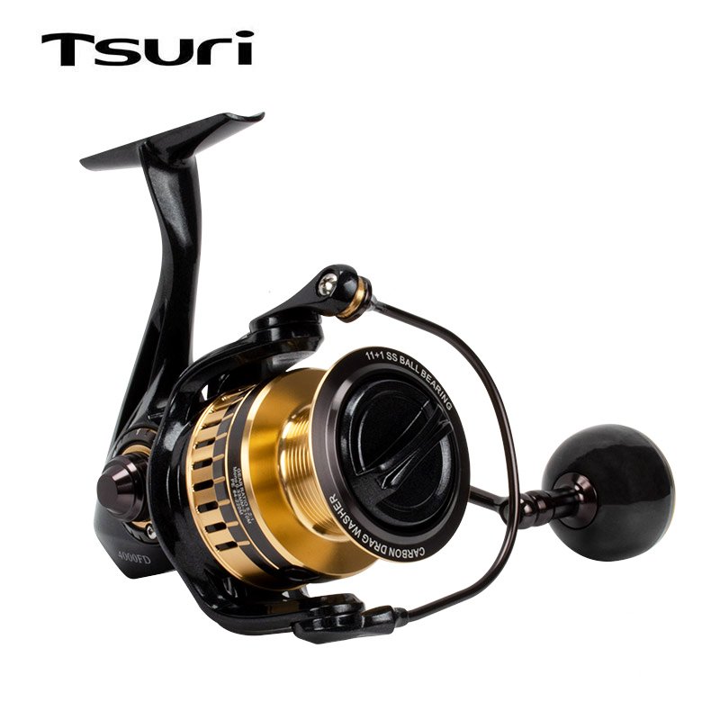 SPITZE Spinning Fishing Reel Saltwater Ultralight Spinning Reel 5.2:1 Carp Large Diameter Line Roller Casting Reel