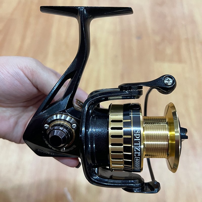 SPITZE Spinning Fishing Reel Saltwater Ultralight Spinning Reel 5.2:1 Carp Large Diameter Line Roller Casting Reel