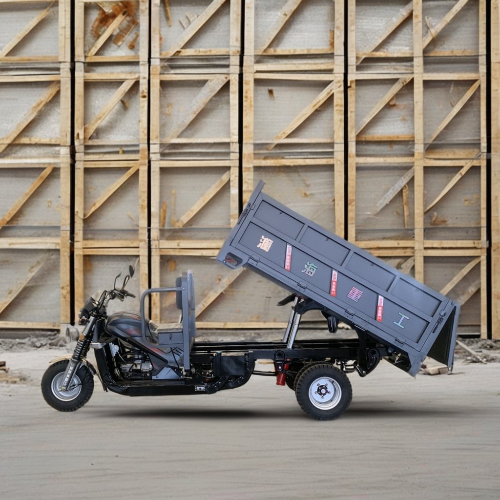 Original Factory Custom Motorcycle Tricycle Strong Climbing Ability Motorcycle Truck 5 Wheel Gasoline Cargo Tricycle Motorcycle