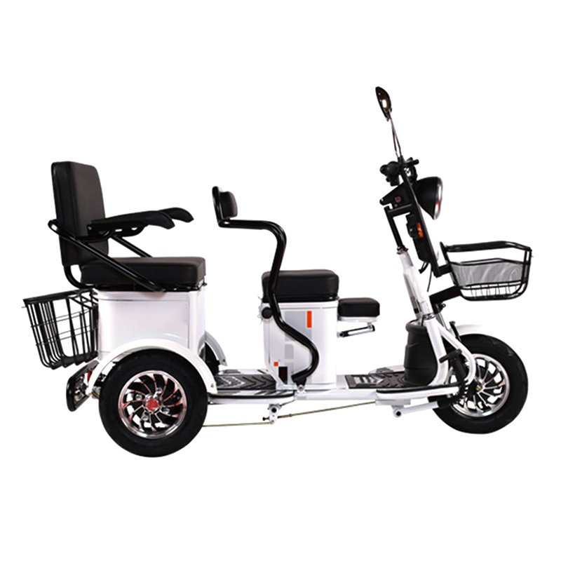 600W/800W/1000W Three Seat Tricycle Three Wheel Electric Tricycle Disabled Tricycle