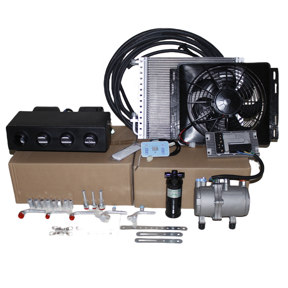 Okyrie 12/24 Volt Truck Parking Air Conditioner Wholesale Price Auto Parking Conditioner 12V Van Cabin Truck Air Conditioner