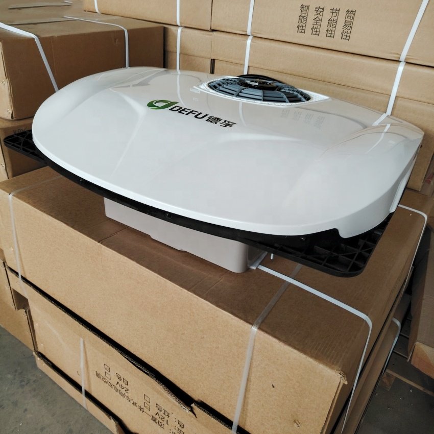 12 Volt Auto Parking Conditioner Roof Mount Cabin Rooftop 12V 24V AC for Truck & Sleeper AC Parking Cooler