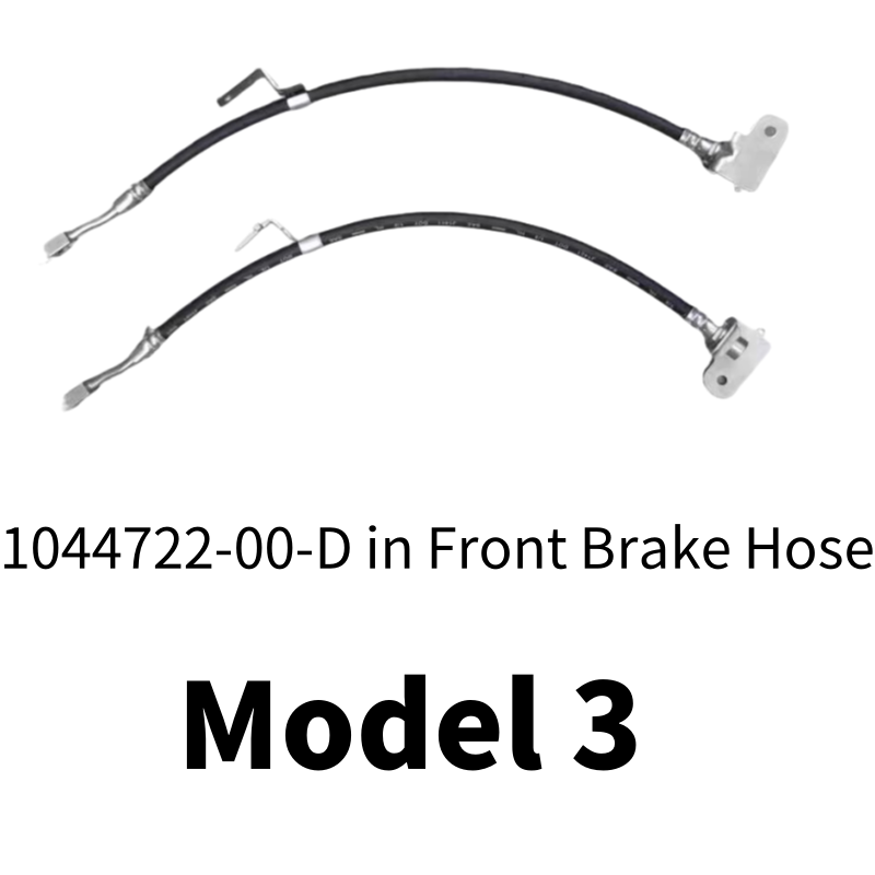 Auto Brake Hose Is Suitable for Tesla Model 3 Auto Parts Brake Pipe 2017-23 1044722-00-D