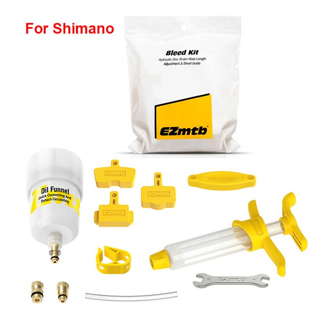 RIDERACE Hydraulic Disc Brake Oil Bleed Kit Tools for SHIMANO, SRAM, Avid, MAGURA MTB Bike Repair Tool Professional Ezmtb 2022