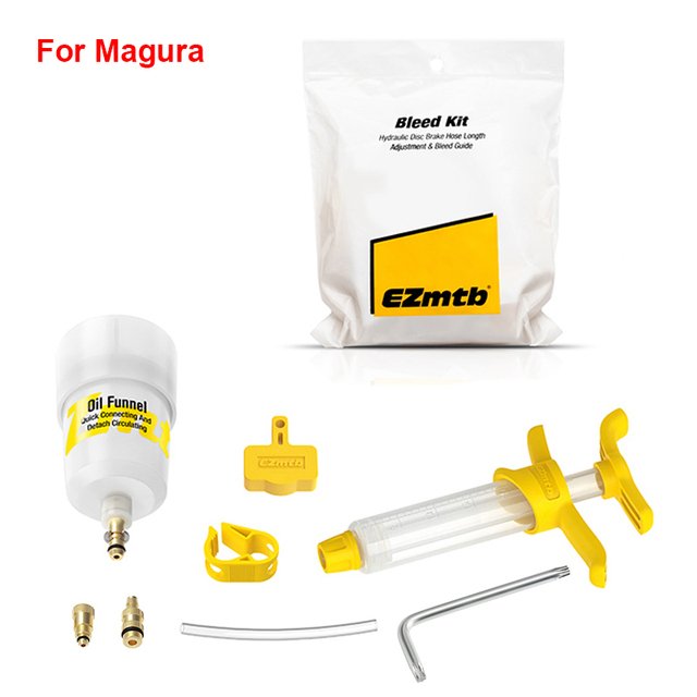 RIDERACE Hydraulic Disc Brake Oil Bleed Kit Tools for SHIMANO, SRAM, Avid, MAGURA MTB Bike Repair Tool Professional Ezmtb 2022