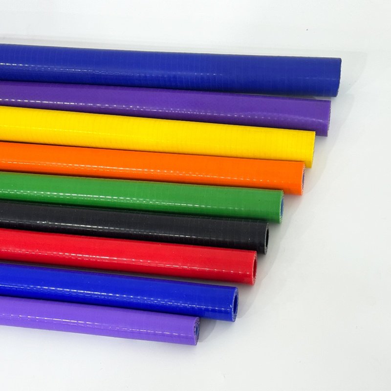 Professional Manufactory Good Quality Auto Radiator Heater Reinforced Braided One Meter Straight Silicone Hose