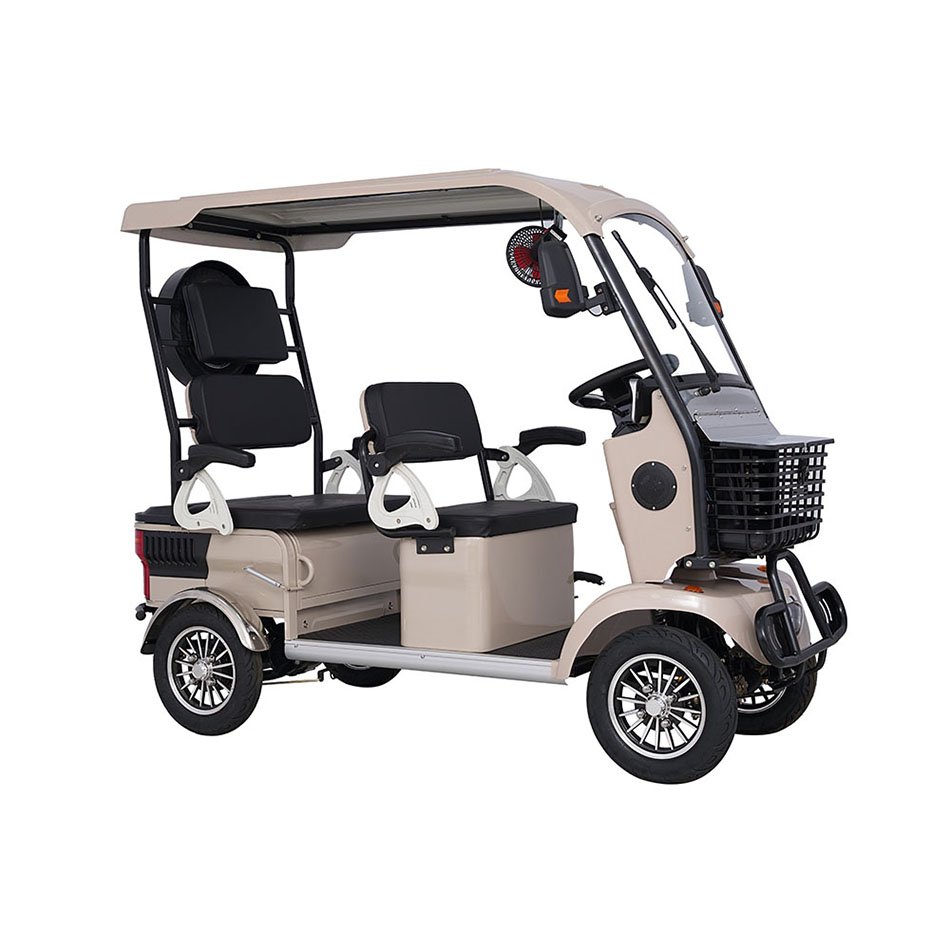 Wholesale Cheap Price Electric-Cargo-Quadricycle-Bike 4 Wheels Golf Carts for Passenger