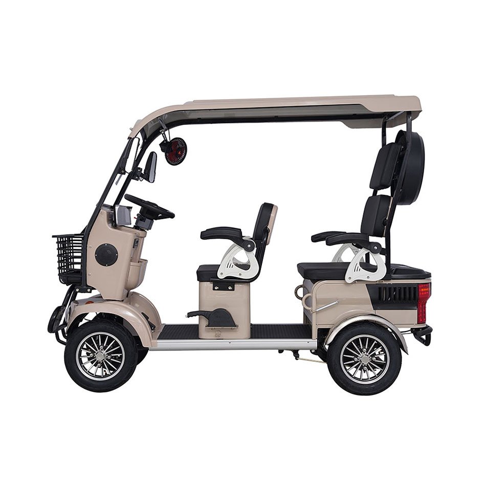 Wholesale Cheap Price Electric-Cargo-Quadricycle-Bike 4 Wheels Golf Carts for Passenger