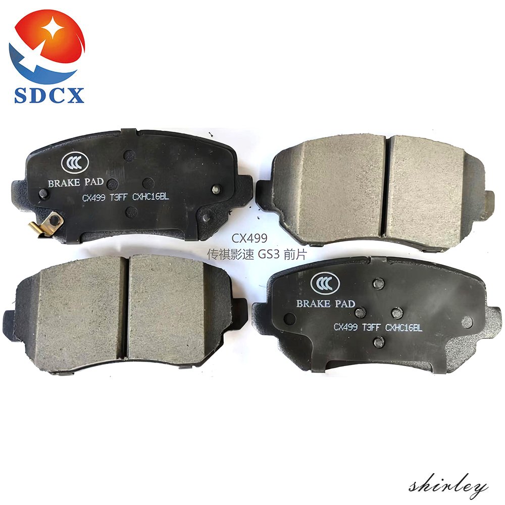 SDCX CX499 Brake Systems Manufacturer Auto Car Parts Ceramic Brake Pads for Trumpchi GS3