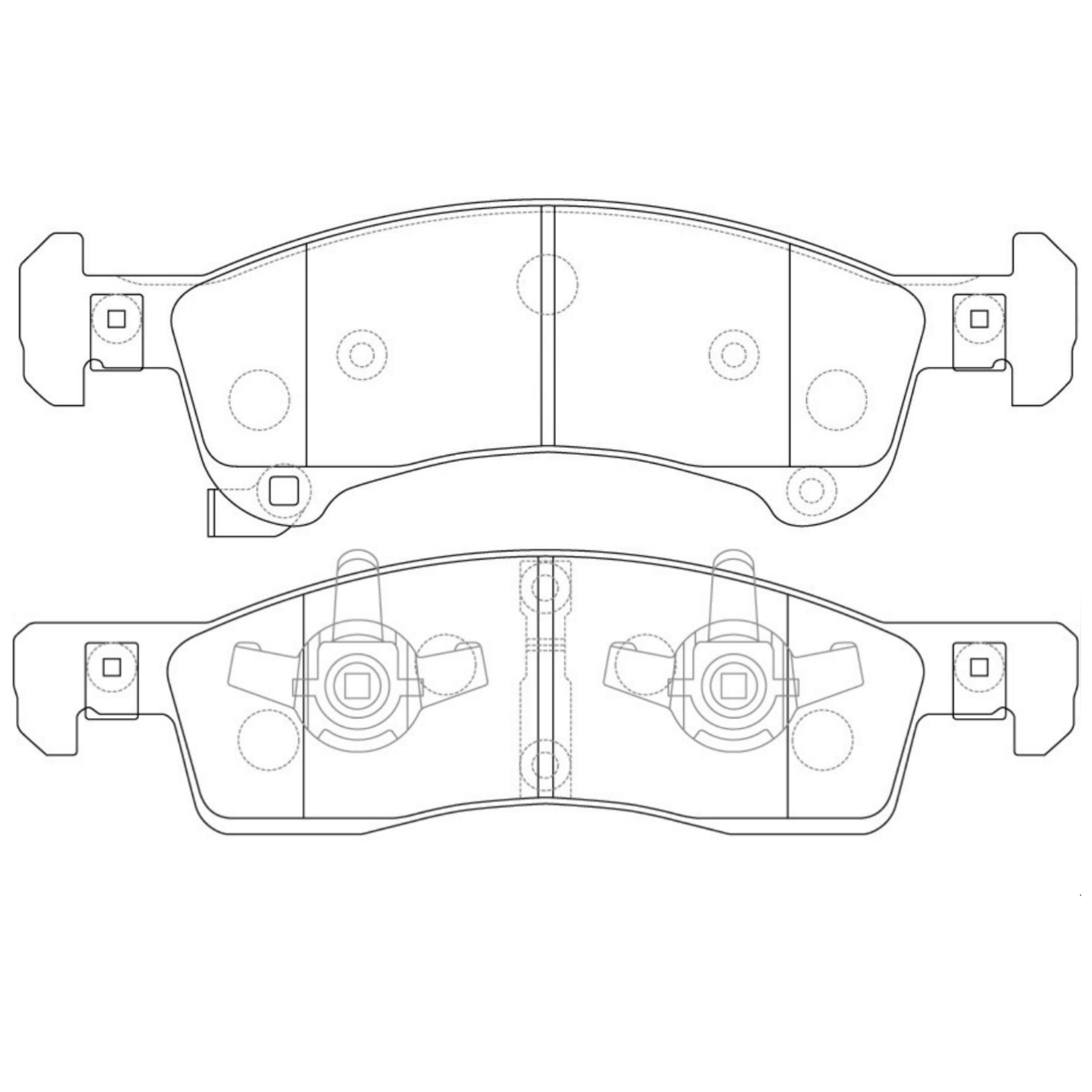 High Performance Factory Auto Parts Brake Pads (Pastillas De Freno) OEM Disc D934/wva 23477/23475/23476 Is Front Axle Brake