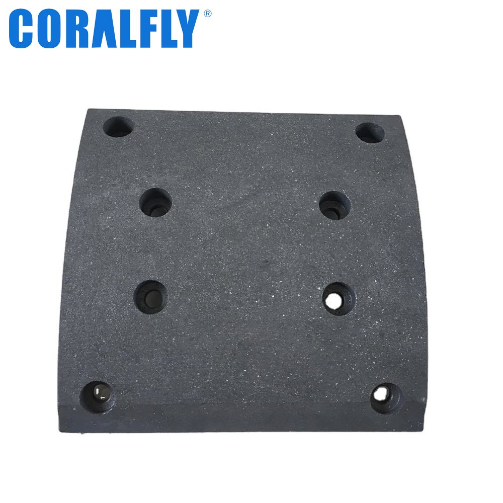 CORALFLY Cheap Brake Lining Price 19487 3464239610 6174235210 A617423133067 6524231310 Truck Brake Lining for Mercedes-Benz