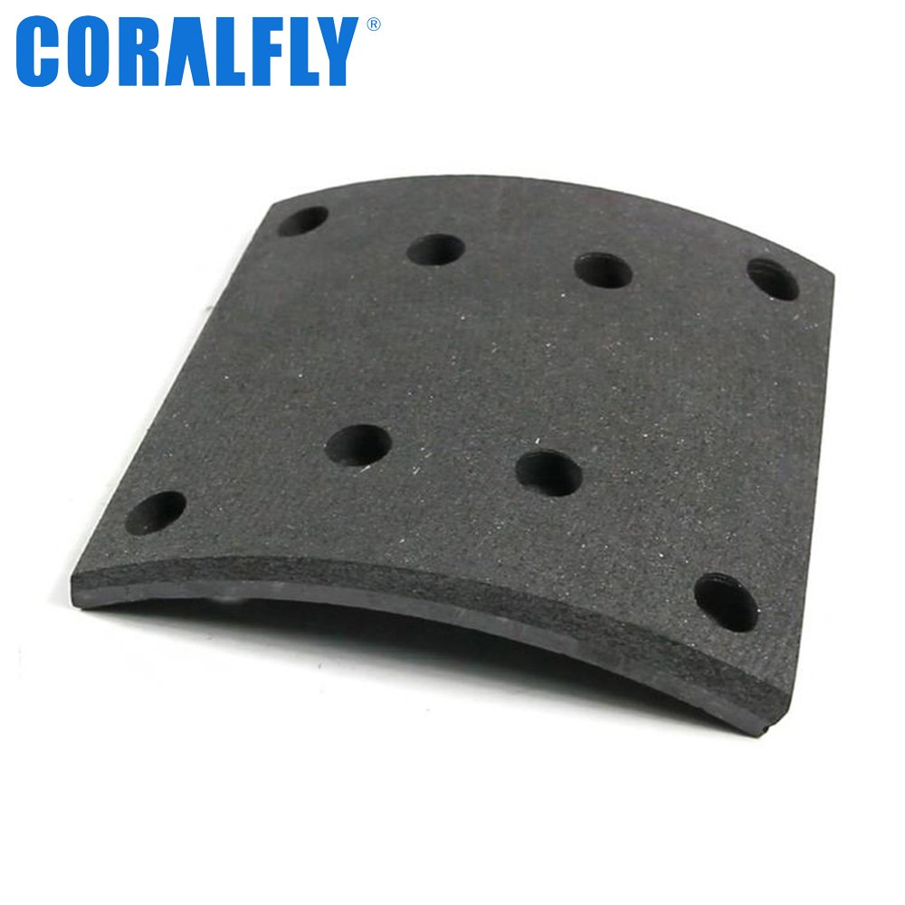 CORALFLY Cheap Brake Lining Price 19487 3464239610 6174235210 A617423133067 6524231310 Truck Brake Lining for Mercedes-Benz