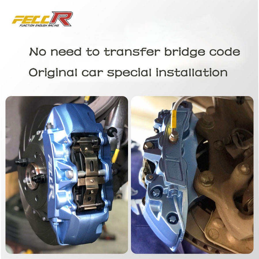 Auto Brake System Modified Big Brake Kit 6 Pistons Brake Caliper for Benz W205/W213/W222/W253 18 Inch Popular