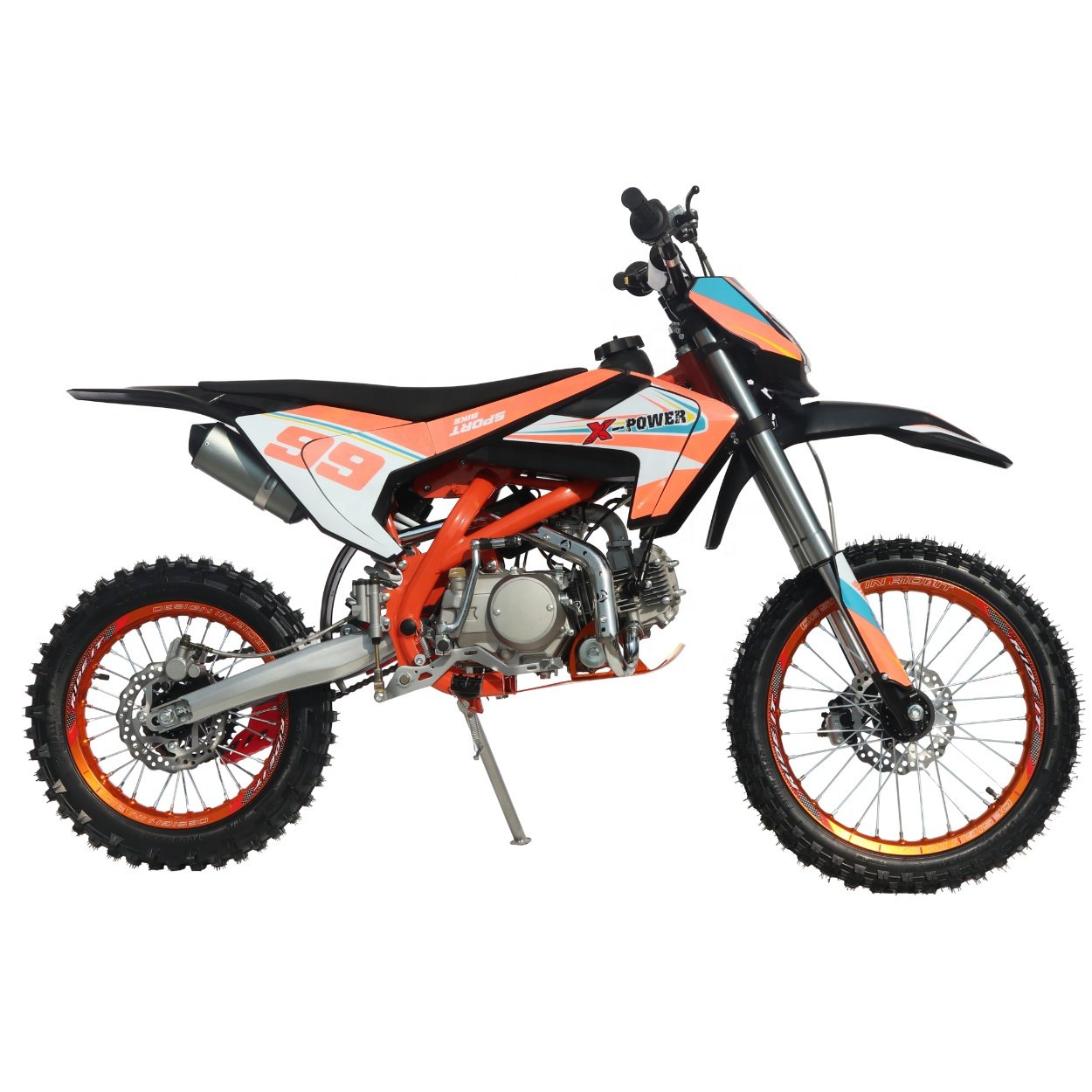 D7-18 Off-road Motorcycles Motorbike Cross Pocket Bike Pit Bike 4 Stroke Engine Gas 125cc Dirt Bike for Sale