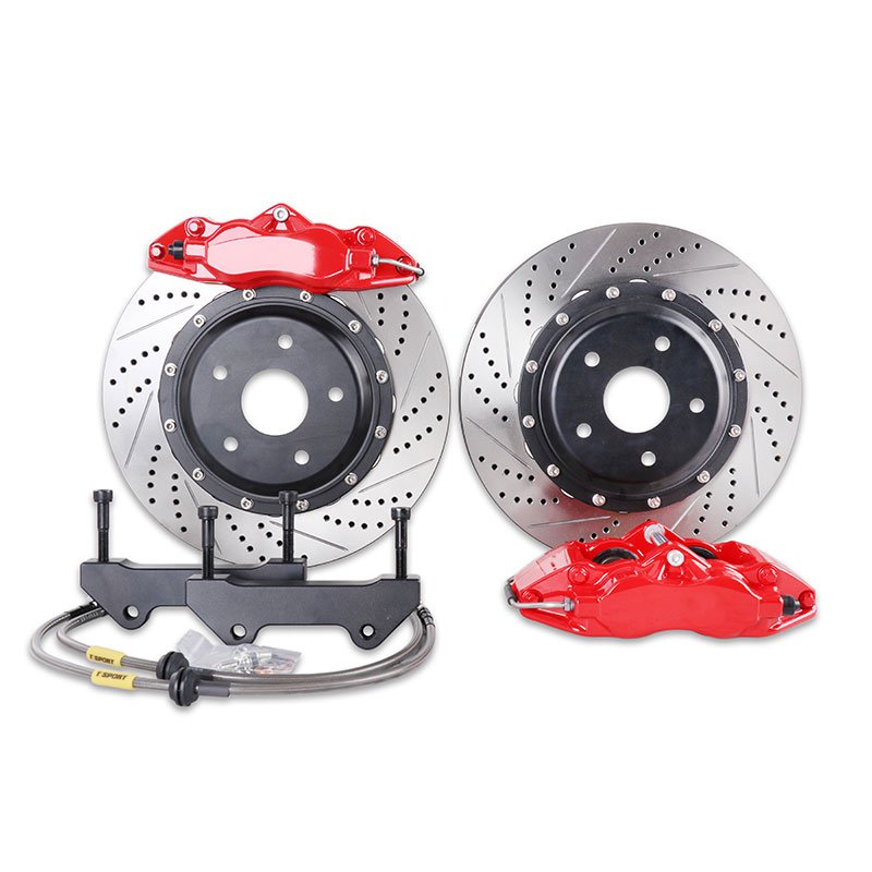 Racing Auto 4 Port Big Brake Kits 9200 Modified Car Brake Caliper Disc Kit for Nissan Honda Fit Civic Toyota