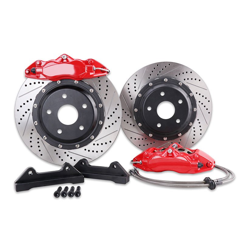 Racing Auto 4 Port Big Brake Kits 9200 Modified Car Brake Caliper Disc Kit for Nissan Honda Fit Civic Toyota