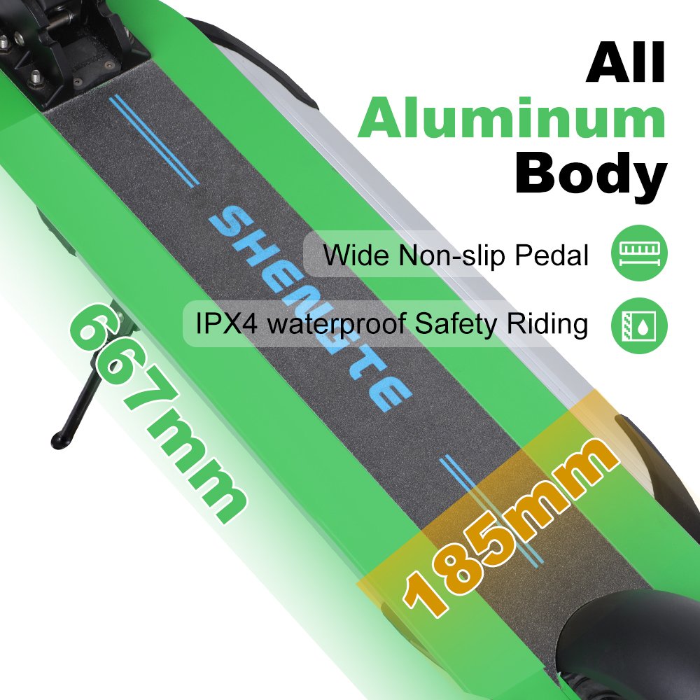Patineta Electrica Para Adultos 2 Wheel Speed Rear Drum Brakes 350w Motor Adult Electric Scooter Long Range