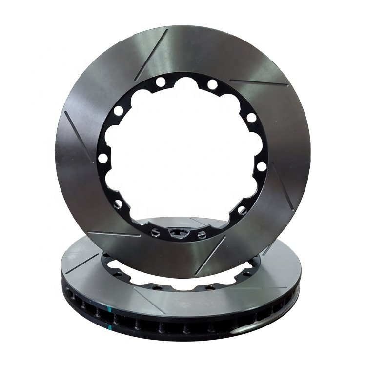G3500 High Carbon Alloy Perforated Slotted Drilled Brake Rotor Ring 330 355 380 410Mm Customized