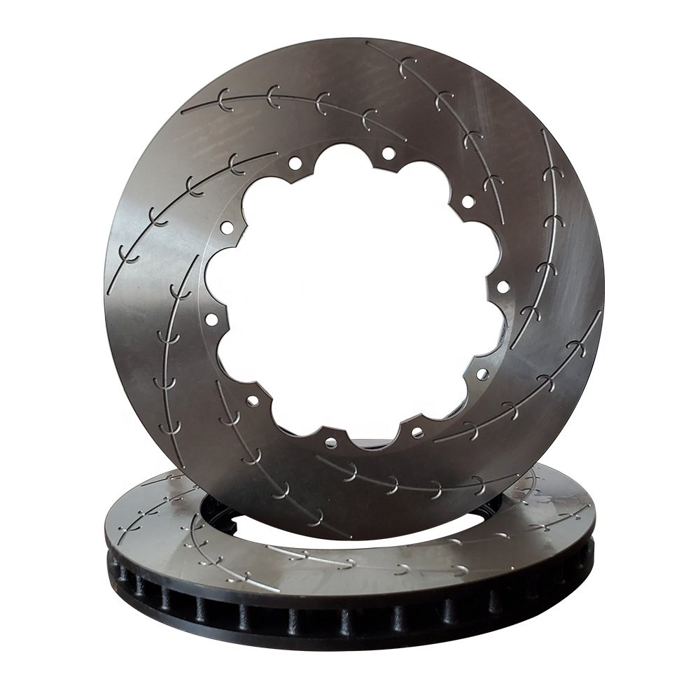 G3500 High Carbon Alloy Perforated Slotted Drilled Brake Rotor Ring 330 355 380 410Mm Customized