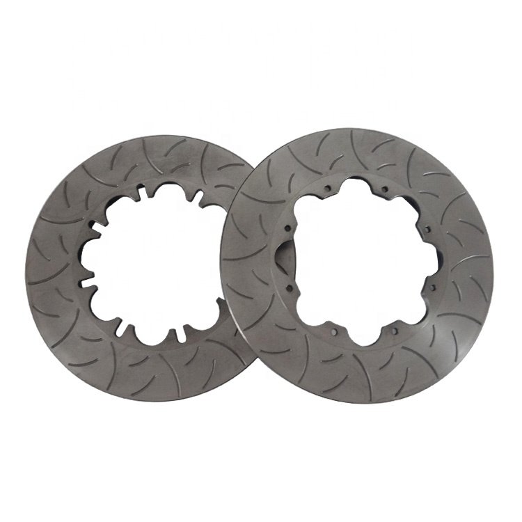 G3500 High Carbon Alloy Perforated Slotted Drilled Brake Rotor Ring 330 355 380 410Mm Customized
