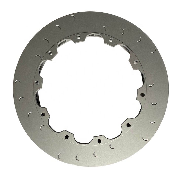G3500 High Carbon Alloy Perforated Slotted Drilled Brake Rotor Ring 330 355 380 410Mm Customized