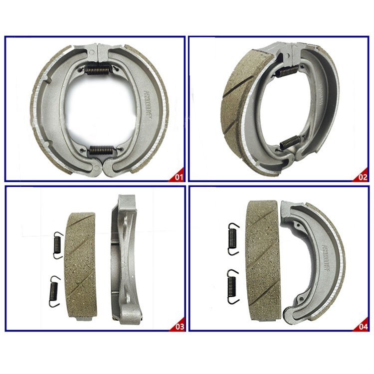 Factory Wholesale Brake Shoe Front / Rear Motorcycle Spare Parts High Quality Brake Shoe