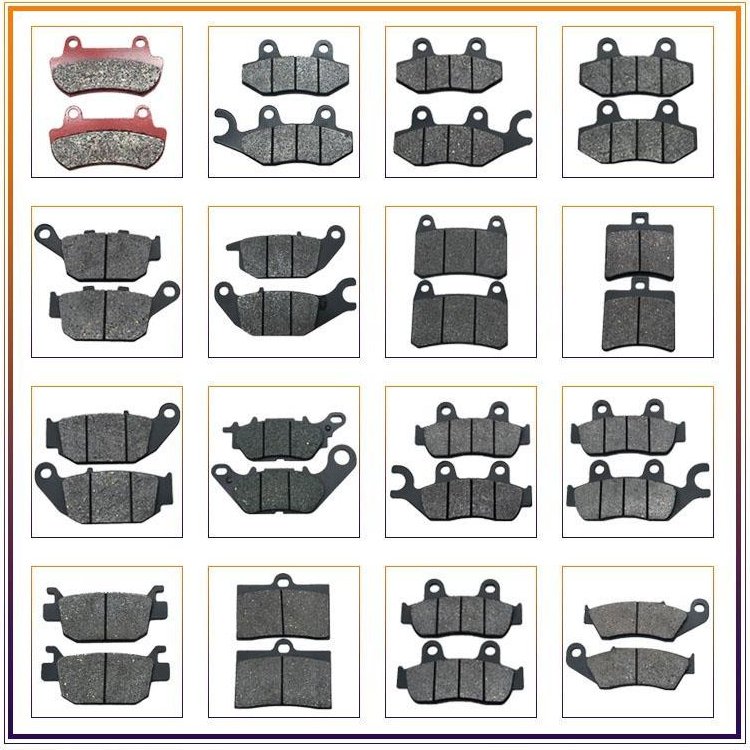 Factory Wholesale Brake Shoe Front / Rear Motorcycle Spare Parts High Quality Brake Shoe